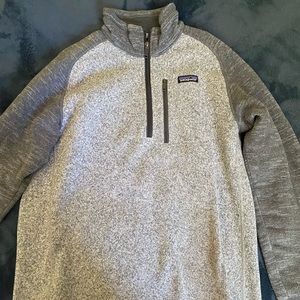 Patagonia Men’s Quarter-Zip (grey) - Medium